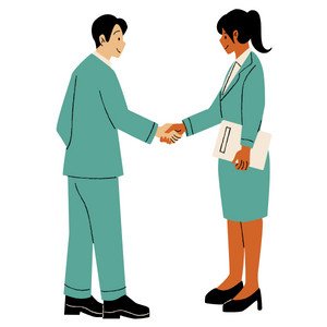 People introducing themselves